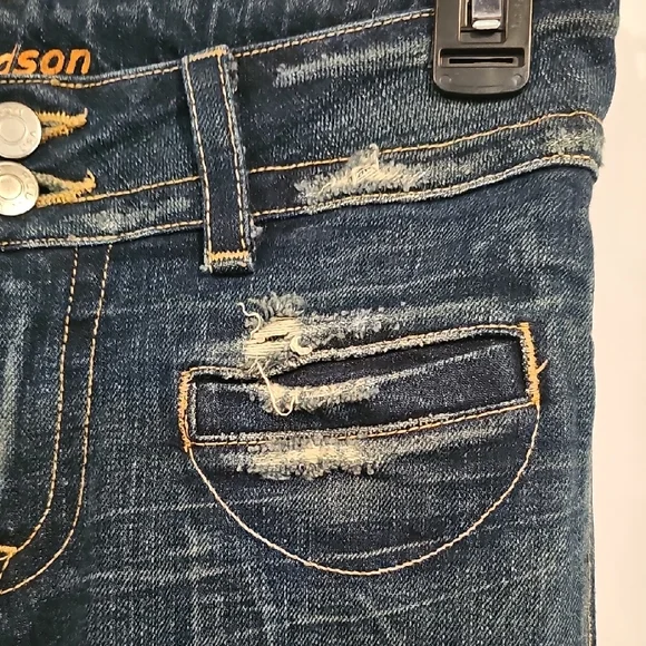 Hudson Jeans Blue Flare Wide Leg Denim - Picture 2 of 11